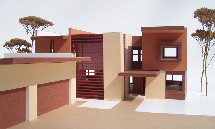 Stucco Contemporary Residence 2